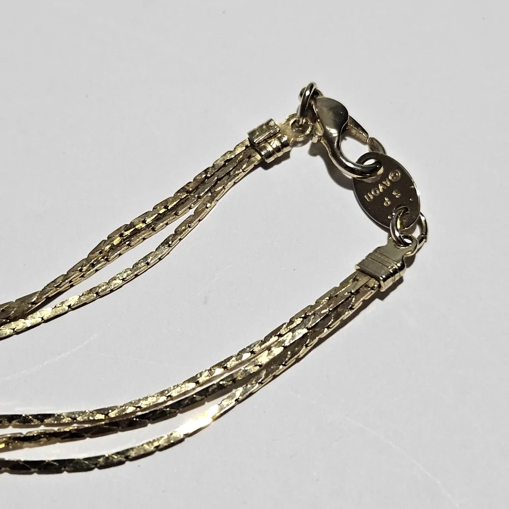 Vintage Avon Gold and Enamel Necklace